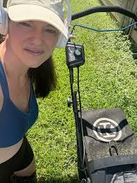 Using a watch to mow lawn efficiently?