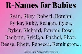 The top baby boy names in the u.s. R Names For Babies Cute Baby Names Baby Names Names For Boys List