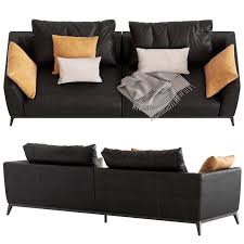 Tufted back cushions give that extra panache with contrasting accent pillows to set it all off. Flou Oliver Sofa Type 3 3d Model Download 3d Model Flou Oliver Sofa Type 3 103864 3dbaza Com