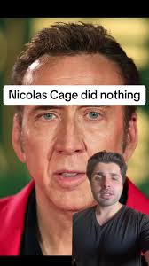 Nicolas Cage did nothing. #nicolascage #superman #charlesperalo #timburton  #celebrities #greenscreen