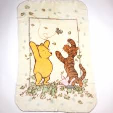 A series of winnie the pooh shorts were released in theaters starting in the late 1960s. Disney Bedding Vintage Classic Winnie Pooh Tigger Piglet Blanket Poshmark