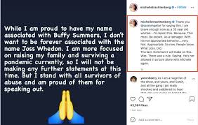 Michelle trachtenberg has leveled a new accusation against joss whedon. Michelle Trachtenberg Says Joss Whedon Couldn T Be Alone With Her