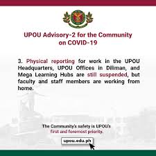 It will demonstrate to the public that your business is complying with required protocols. Upou Advisory 2 For The Community On Covid 19 University Of The Philippines Open University