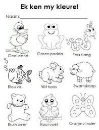 Kleure Werkkaart Voorskool Gr1 Hierdie Werkkaart Is Ook Beskikbaar Op Ons Webwerf Www Galileobooks Co Afrikaans Kids Preschool Learning Grade R Worksheets