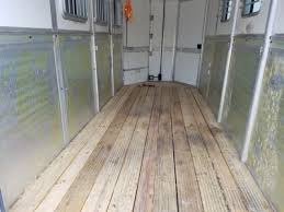 It absorbs impact better than the other flooring options, which means your trailer is better protected when hauling heavy machinery or even livestock. Rhino Lining Your Horse Trailer