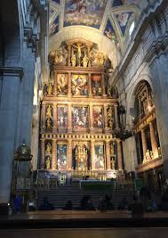 Naturaleza, arte e historia, cultura y ocio. Interior Of Basilica Monasterio San Lorenzo Escorial Spain