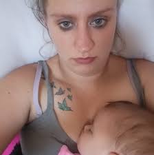 Decorated old tire in garage