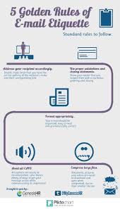 5 Golden Rules Of E Mail Etiquette Email Marketing Infographics Infographic Marketing Social Media Infographic