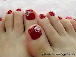 Al final del articulo voy a dejar algunos articulos para las uñas de los pies que son imperdibles, no dudes en verlos! Cute Red Toe Nail Art Designs Ideas Trends Stickers 2014 Disenos De Unas De Los Pies Unas Manos Y Pies Disenos De Unas Pies