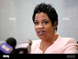 Next Generation Action Network attorney Kim T. Cole speaks at a news  conference Thursday, July 13, 2017, at the organization's office in Dallas.  Cole is representing Latasha Nelson, who says police in