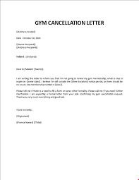Include any pertinent details in your letter, such as the member's name and date on which you want to cancel the membership. How To Write A Gym Cancellation Letter
