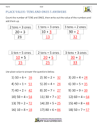 An extensive variety of activities include identifying place values, writing equivalent place values and much more! 1st Grade Place Value Worksheets 2 Digit Numbers