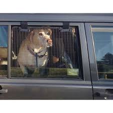 Buy Breezeguard Metal Screens For Car Windows Keeps Dogs Cool Safe Van Life Dog Safety Car Window