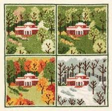 Communication about embroidery on various topics. The Posy Collection Monticello Four Seasons Cross Stitch Kit 123stitch