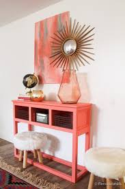 This mini pot would look great as a pop of color in an otherwise neutral room. The Color Of 2019 Pantone Living Coral Used In Home Decor The Cottage Market