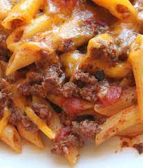 Cheesy Ground Beef Slow Cooker Recipe Recipes Cheesy Pasta Beef Casserole Recipes