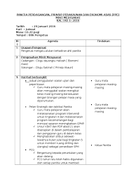 Berikut disertakan cara buat dan contoh minit mesyuarat yang berkualiti, lengkap dan mudah beserta maklumat format dan contoh. Contoh Minit Mesyuarat Ringkas
