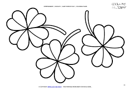You can print or color them online at getdrawings.com for absolutely free. St Patrick S Day Coloring Page 41 Three Four Leaf Clovers