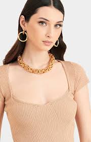 AURORA beige sweater with short sleeves brand Marciano —  Globalbrandsstore.com/en