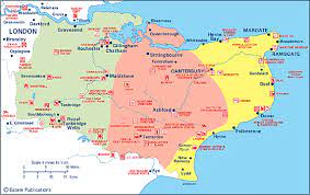 Towns In Kent Map Map « Luxury Holiday Rentals In Kent, Uk