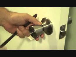 How To Unlock A Bedroom Door Without A Key Youtube