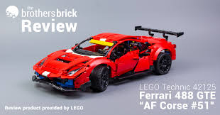 The porsche is definitely more track focused and much rawer. Lego Technic 42125 Ferrari 488 Gte Af Corse 51 Review The Brothers Brick The Brothers Brick