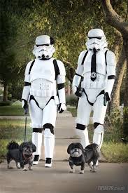 Stormtrooper Couple Walking Their Dogs Star Wars Humor Star Wars Geek Star Wars Trooper