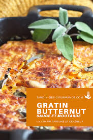 Gratin Butternut Sauge Et Moutarde Gratin De Butternut Butternut Gratin