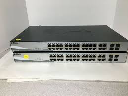 2 X D Link Web Smart Dgs 1210 28p 24 Ports 4 Smart Managed Ethernet Switch Poe 790069373046 Ebay Link Web Port Switch