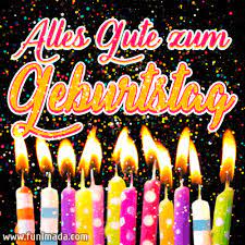 Katzen löschen kerzen, tragen geburtstagshüte, essen geburtstagskuchen und vieles mehr. Alles Gute Zum Geburtstag Gif Herunterladen Auf Funimada Com