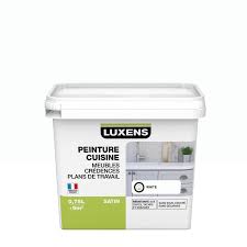 Test de la peinture luxens, peinture carrelage, meuble, mur, salle de bain, par leroy merlin, une bonne surprise ?⇩ click. Peinture Cuisine Meuble Et Credence Cuisine Luxens Blanc Satine 0 75 L Leroy Merlin
