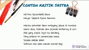 We did not find results for: Kritik Sastra Dan Esai Youtube
