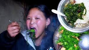 pork mustard mic curry and rice cooking by Rita || Life in rural Nepal  @Ritarojan