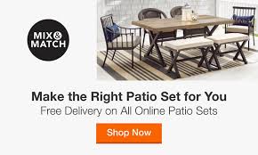 They have exceptional resistance to corrosive substances, oil and fuels, insects, fungi, salt spray, and other environmental stresses. Patio Furniture The Home Depot