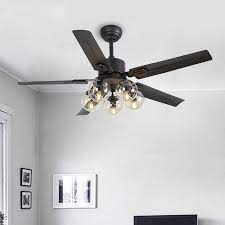 When using the universal remote control only, the fan/lights come on pretty instantly. Modern Black Vintage Ceiling Fan With Lights Remote Control Ventilador De Techo 220 Volt Bedroom E27 Bulb Ceiling Light Fan Lamp Ceiling Fans Aliexpress