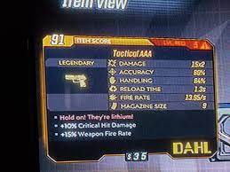 Guys it's been like years, why does no borderlands game have this. Has Anyone Else Gotten A Non Elemental Aaa Borderlands3