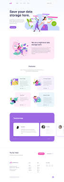 Custom vinyl stickers come in endless shapes and designs. Data Warehouse Landing Page For Figma Lapa Ninja Figma Webpage Design Web Template Design