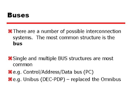 Many systems employ a separate bus connecting i/o components, i.e. William Stallings Computer Organization And Architecture Chapter 3