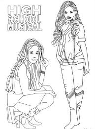 These free, printable summer coloring pages are a great activity the kids can do this summer when it. Characters From High School Musical 1 Coloring Page Free Printable Coloring Pages For Kids