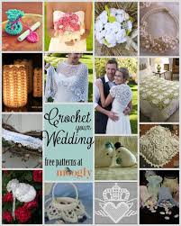 Plan A Crochet Wedding With 15 Beautiful Free Patterns Wedding Crochet Patterns Crochet Wedding Crochet Gifts
