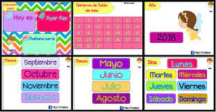 Os presentamos el calendario escolar para las etapas educativas del colegio el porvenir: Calendario Movil 2019 Imagenes Educativas