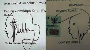 Kami yang bertanda tangan dibawah ini, telah menerima sejumlah uang. 6 Tanda Tangan Bentuk Wajah Ini Kreatif Banget Bikin Geleng Kepala Hot Liputan6 Com
