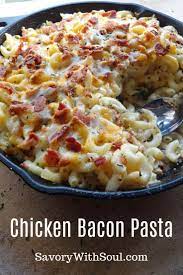 Chicken And Bacon Pasta Bake Recipe Chicken And Bacon Pasta Bake Bacon Pasta Easy Pasta Recipes