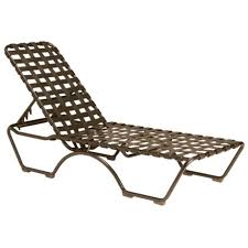 Shoreline sling aluminum swivel rocker dining arm chair. Tropitone Chaise Lounges