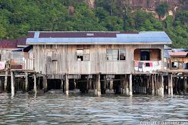Malaysia, sabah, kota kinabalu, plot no 12 near liberty insurance. Side Elevation Of Wooden Stilt House In The Water Village Kampung Buli Sim Sim Sandakan Sabah Quintin Lake Photography