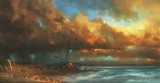 Storm Coast By Shahabalizadeh Fantasy Landscape Digital Painting Environment Concept Art