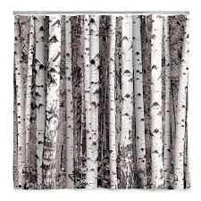 Birch Tree Shower Curtain Birch Forest Shower Curtain Tree Decor Bath Accessories Tree Shower Curtains Stylish Shower Curtain Cool Shower Curtains
