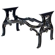 Robinson Industrial Cast Iron Table Base Cast Iron Table Base Metal Bench Iron Bench