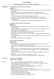 Restaurant, trained and oversaw 20+ staff members. Front Office Supervisor Resume Samples Velvet Jobs