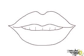 How To Draw Female Lips Drawingnow This is a detailed print of an original pencil drawing, with digitally added colour printed professionally on 250gsm gesso luxury quality paper.